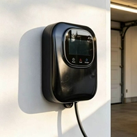 Borne de recharge murale intelligente pour véhicules électriques 7 kW 32 A, nouvelle norme européenne, station de recharge domestique IP55 WiFi certifiée CE TUV CQC