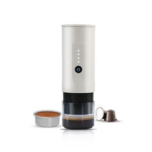 High Quality <b>Portable</b> Espresso & <b>Coffee</b> <b>Maker</b> Custom Logo Handheld Travel Cup Made of Stainless Steel Plastic with UV Printing - Product Image 4