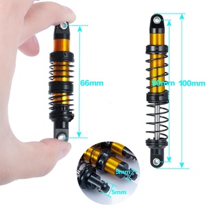 1 adet Metal yağ amortisör damperi 70/80/90/100/110/120mm eksenel SCX10 için 90046 TRX-4 TRX-6 1/10 <span class=keywords><strong>RC</strong></span> paletli araba parçaları - Product Image 5
