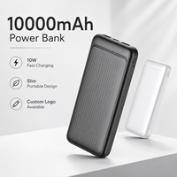 Chargeur Cadeau d'Affaires 10000 mAh, Batterie Externe Portable 10000 mAh avec Logo Personnalisé pour Commandes en Gros en Usine