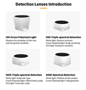 Versión Windows Analizador de <span class=keywords><strong>cabello</strong></span> y cuero cabelludo Escáner de cuero cabelludo y detector de Salud <span class=keywords><strong>del</strong></span> folículo Analizador de piel de pérdida de <span class=keywords><strong>cabello</strong></span> - Product Image 2