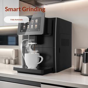 <span class=keywords><strong>Cafetera</strong></span> Semiautomática de Acero Inoxidable Cepillado, Gran Capacidad de 40 Oz, Presión de Bomba de 20 Bares, Conexión Directa, 1 Año de Garantía, Uso Doméstico - Product Image 2