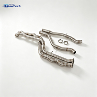 Tuyau intermédiaire en acier inoxydable 304 à longueur égale pour BMW F80 M3 F82 M4 S55 3.0T, échappement performant résonné pour amélioration des performances
