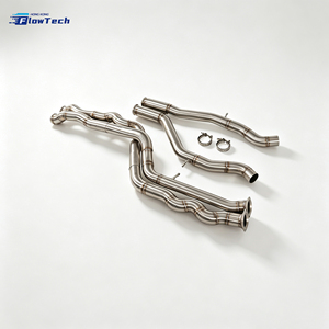 Tubo Intermedio de Acero Inoxidable 304 de Longitud Igual para BMW F80 M3 F82 M4 S55 3.0T, Escape de Alto Rendimiento con Resonador - Product Image 4