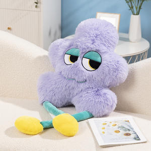 Haute qualité Super Adorable monstre chat fleur pouding en peluche dessin animé Animal jeter oreiller guérison peluche <span class=keywords><strong>canapé</strong></span> <span class=keywords><strong>coussin</strong></span> - Product Image 5