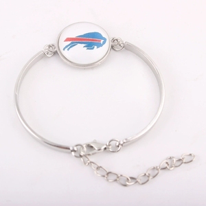32 Braccialetti delle Squadre di Football con Anelli Regolabili in Metallo Color Argento - Chiefs, Cowboys, Buccaneers, Raiders - Product Image 3