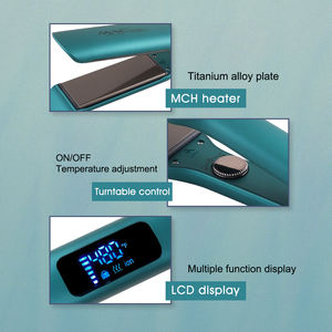 <span class=keywords><strong>Plancha</strong></span> de Pelo Profesional de Titanio Iónico con Pantalla LCD de 480F <span class=keywords><strong>para</strong></span> Tratamiento de Queratina en Salón de Belleza - Product Image 3