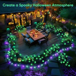 Lámpara Solar LED con Forma de Ojo de Halloween, Resistente al Agua IP65, de Tamaño Pequeño, para Jardín y Césped - Product Image 4