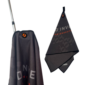 <span class=keywords><strong>Serviette</strong></span> <span class=keywords><strong>de</strong></span> <span class=keywords><strong>golf</strong></span> magnétique en microfibre gaufrée avec logo brodé personnalisé, nouveau design, <span class=keywords><strong>de</strong></span> haute qualité, avec clip - Product Image 1