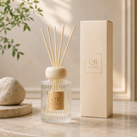 Diffuseur de parfum sans flamme de luxe, aromathérapie haut de gamme, désodorisant d'ambiance longue durée, flacon vide