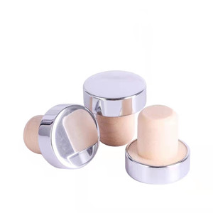 Vente en gros Bouchon en T Tête en <span class=keywords><strong>bois</strong></span> Bouchon en liège synthétique pour bouchons synthétiques - Product Image 6