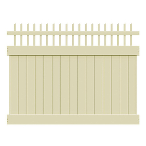 Clôture de jardin en vinyle blanc <span class=keywords><strong>Fentech</strong></span>, 6 pi de haut x 8 pi de large, avec sommet en piquets, pour la vente - Product Image 5