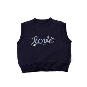 Gilet en acrylique pour garçon, nouveau style printemps, tendance streetwear, tenue d'automne pour bébé, vêtement d'extérieur élégant, polyvalent pour nourrisson - Product Image 5