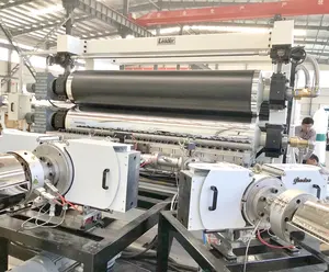 Machine à Production de plastique HDPE/PE, 8m, ligne de production de films en plastique avec une large largeur, ligne de géomembrane