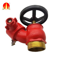 Hydrant extérieur en laiton de style russe SSFW100-65-1.6, poteau 150 mm x 65 mm, surface anti-collision, équipement de lutte contre l'incendie flexible