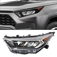 NEW Factory LED Phares Phares Assemblage Chrome Lentille Claire Pour 2019-2022 Toyota RAV4 RAV-4 LE XLE 2020 2021 Côté Droit + Gauche