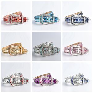 Kovboy ve Cowgirl için elmas kemer renkli PU batı BB bel kemeri Blingbling etkisi ile seksi <span class=keywords><strong>Metal</strong></span> kemer - Product Image 6