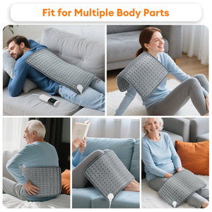 Coussin chauffant électrique à 9 niveaux de température pour usage domestique, soulagement des douleurs dorsales, crampes menstruelles, massage abdominal - Product Image 5