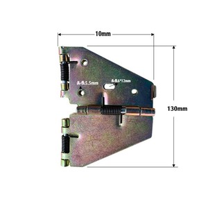 Folding Butterfly Hinge 130mm Steel Surface Mount Furniture Hinge Durable Modern Design - Product Image 1