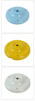 Support de lampe en céramique DIY, douille de suspension colorée, base de lampe personnalisée, accessoire de lustre émaillé, design élégant