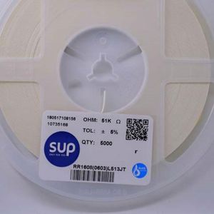 Whole -Sale RR1608 0603L513JT 0603 1608 Resistors Chip Resistors SMD Resistors 51Kohm 5% 1/10W Thick Film Resistor - Product Image 1