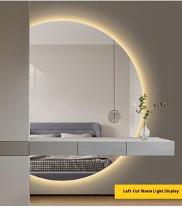 BOLEN 대형 반신 조명 벽걸이 화장 거울 모던 인스타 스타일 스마트 메이크업 거울 가정용 및 호텔용 - Product Image 3