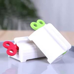Modern Plastic Rolling Tube Travel <b>Dispenser</b> Automatic <b>Toothpaste</b> Squeezer Bathroom Set - Product Image 1