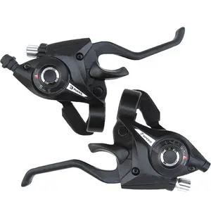 Mountain Road Xe Đạp Phanh Đòn Bẩy Shifter Nhôm 7/8/21/24 Tốc Độ Shifter Xe Đạp Chuỗi Shifter Phụ Tùng Xe Đạp