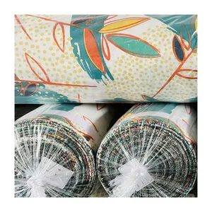 Microfiber 100% polyester flower printed bedsheet fabric roll china for children home textile