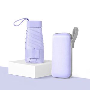 Sombrilla de Bolsillo Mini Personalizada al por Mayor, Sombrilla de Sol Ultraligera Portátil con Caja de EVA - Product Image 3