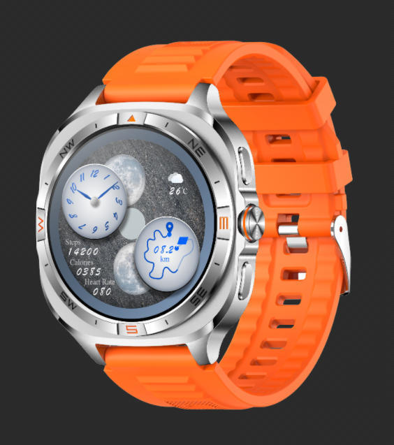 New G400 for Call Smart Watch GPS Video Dial DIY Heart Rate Sports Health Monitoring Outdoor Life Waterproof Silicone Band