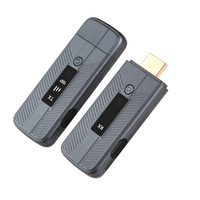 Kit émetteur-récepteur HDMI sans fil 5,8 GHz 50 m avec rotation en un clic et écran LED, Plug and Play, pas besoin de Wi-Fi pour la télévision