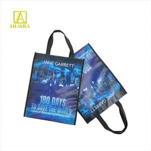 Bolsa de Compras Reutilizable Ecológica con Logotipo Personalizado, Precio al por Mayor, Bolsa de Tela No Tejida Reciclable con Impresión Completa - Product Image 5