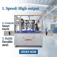 Machine de remplissage d'aérosols entièrement automatique à haute précision en acier inoxydable avec contrôle PLC pour canettes – Remplisseuse d'aérosols haute vitesse, la plus vendue