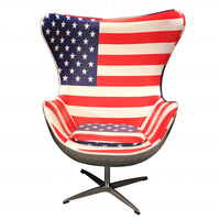 Chaise oeuf en aluminium Vintage en vieux métal, chaise coquille d'oeuf, loft, canapé simple, bureau, ordinateur, chaise de loisirs