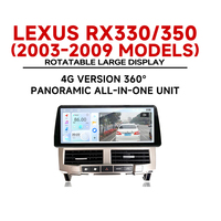 Radio Multimedia con Navegación GPS Android KZS 4G para Lexus RX330/350 2003-2009