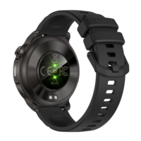HT48 Herren Runde Outdoor Smartwatch 1,46 Zoll IPS-Bildschirm 1000mAh Taschenlampe BT-Anruf IP68 Wasserdicht Gesundheits-Tracker OEM-Uhr