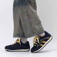 Baskets décontractées GAT respirantes en synthétique pour hommes, semelle épaisse de 4 cm, bleu foncé, chaussures de ville, usine de Wenzhou, personnalisation OEM, vente en gros en vrac