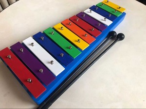 Wholesale Orff Percussion <b>Instrument</b> 13 Notes Portable Rainbow Glockenspiel Xylophone <b>Musical</b> Percussion <b>Instrument</b> for Kids - Product Image 3