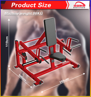 Banc professionnel d'augmentation d'épaule d'exercice de machine de gymnastique de bodybuilding