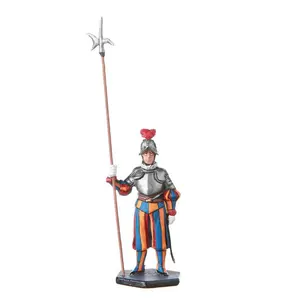 Tin Metal Soldier metal figurine hand painted decoration