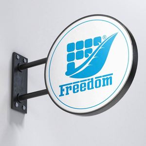 Letrero Luminoso LED de Doble Cara de 50cm, Personalizado, de Plástico, para Montaje en Pared, para Publicidad - Product Image 3