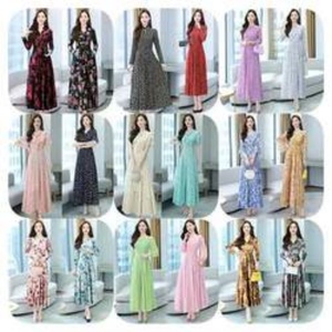 26 t Robes d'été décontractées pour femmes, tailles mixtes, manches courtes, style mode, vêtements d'occasion, nouvelles balles de vêtements mixtes pour femmes - Product Image 2