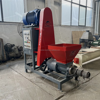 Machine innovante pour briquettes de charbon de bois à partir de sciure de bois, économe en énergie, PLC, production de 350 kg/h