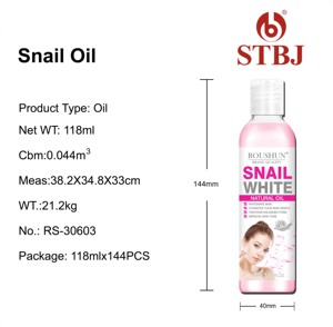 <span class=keywords><strong>Huile</strong></span> <span class=keywords><strong>essentielle</strong></span> pour le corps à l'<span class=keywords><strong>escargot</strong></span> hydratante et éclaircissante Roushun - Product Image 5