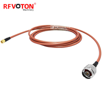 Câble d'antenne d'extension RF avec connecteur mâle/femelle N à montage sur panneau à bride vers RP/SMA mâle/femelle/BNC/TNC/UHF SO-239 RA pour RG400 RG142