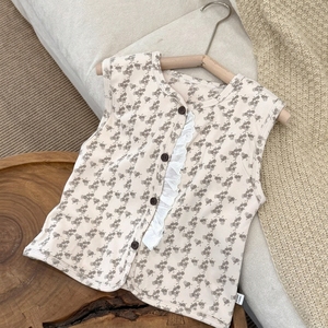 Livraison Rapide <span class=keywords><strong>Gilet</strong></span> Enfant 95,5% Coton Extensible Doublure Double Couche Mélange Soie Garçons Filles Sans Manches En Stock Prêt à l'emploi - Product Image 1