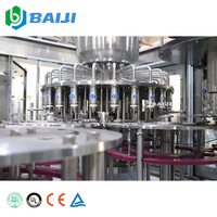 Machine de remplissage et de bouchage automatique avancée pour bouteilles PET de boissons au citron, haute capacité, pour petites entreprises et fabricants