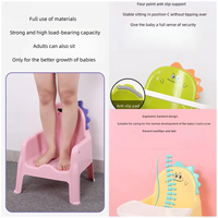 Diğer bebek malzemeleri bebek ürünleri Modern yükseltici koltuk ayar çocuklar plastik Lucite ucuz tekerlekler ile yüksek sandalye besleyici