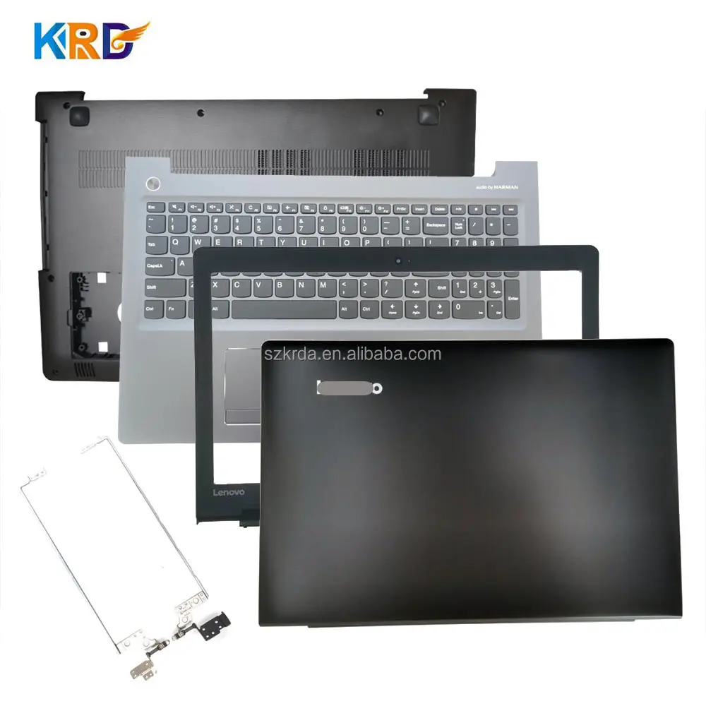 Peças de habitação para laptop lenovo ideapad, 310-15 510-15 310-15abr 510-15ikb 510-15isk tampa traseira moldura de tela